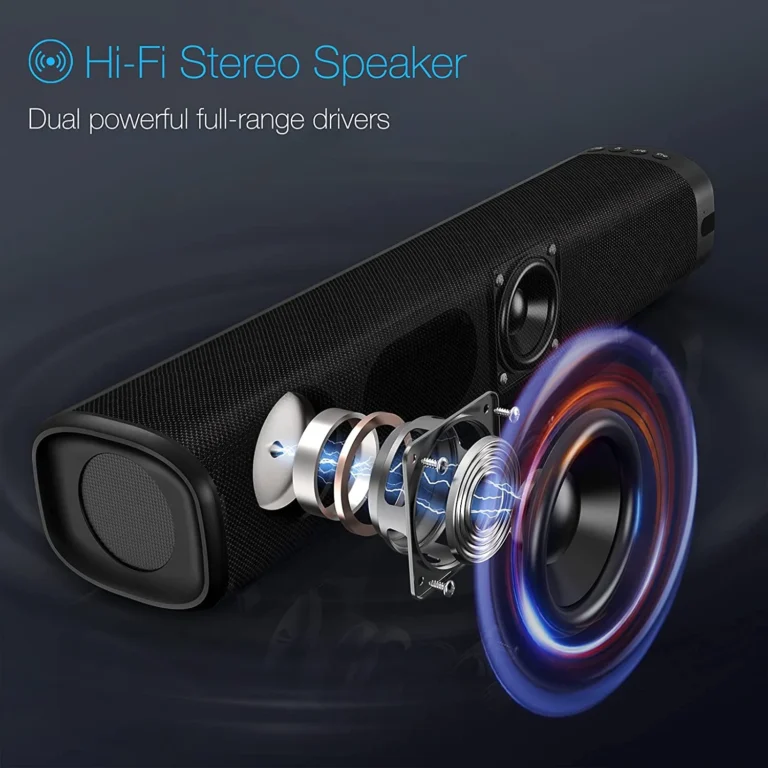 TOPVISION TV Sound Bar with Subwoofer – Bluetooth 5.0