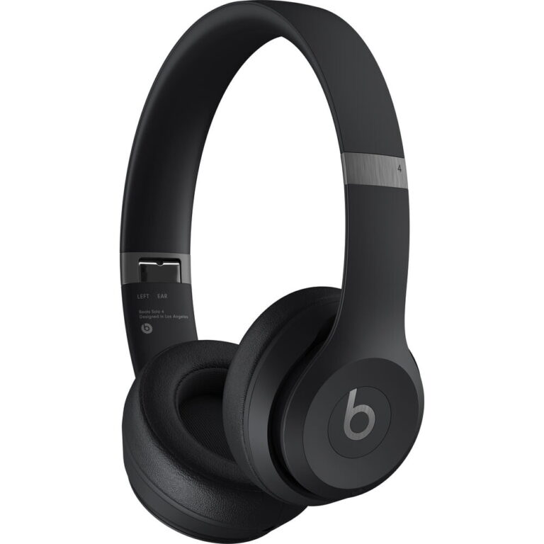 Beats Solo 4 Wireless Headphones – Matte Black Bundle