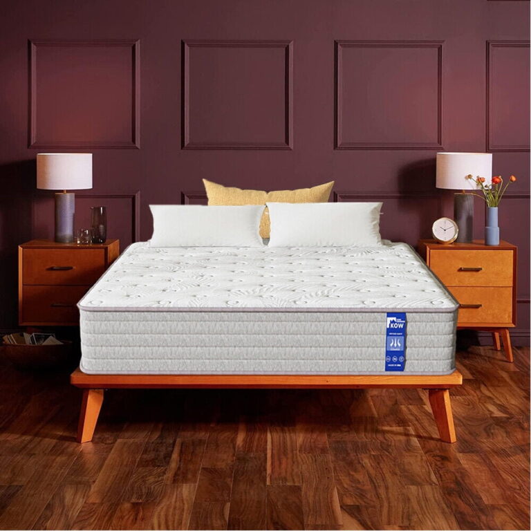 KOW® 12 inch Hybrid Mattress, Full Size Medium Firm innerspring Mattress in a Box, with 3 Layer Premium Foam and Pocket Springs,