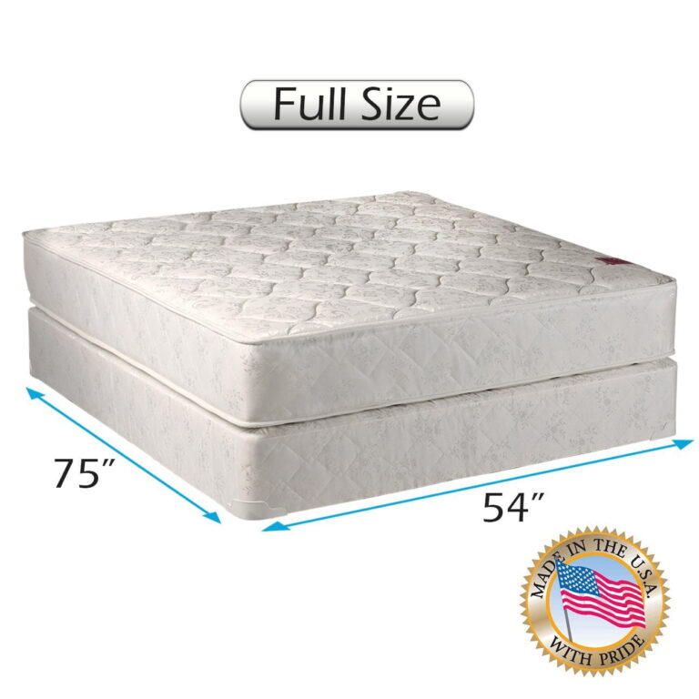 Dream Solutions Legacy Medium Firm 7″ Innerspring Mattress and Box Spring Set