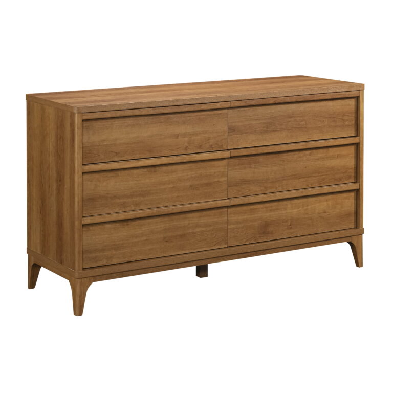 Better Homes & Gardens Greyson 6-Drawer Dresser, Acorn Finish