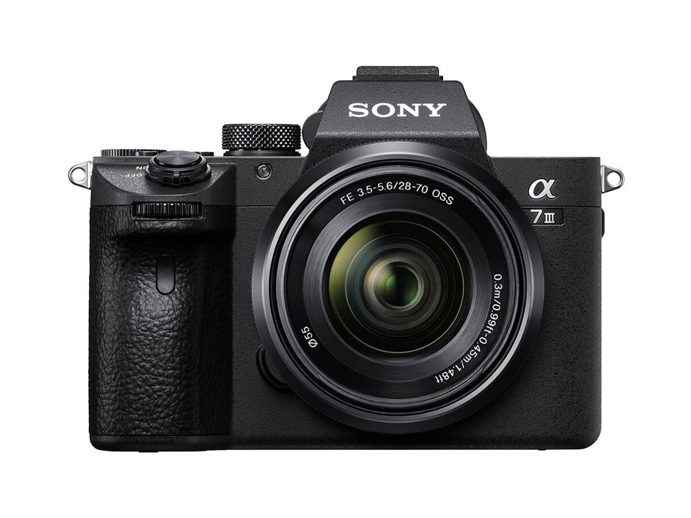 Sony a7 III ILCE-7M3 Digital camera mirrorless 24.2 MP Full Frame 4K 30 fps - body only Wi-Fi, NFC Bluetooth