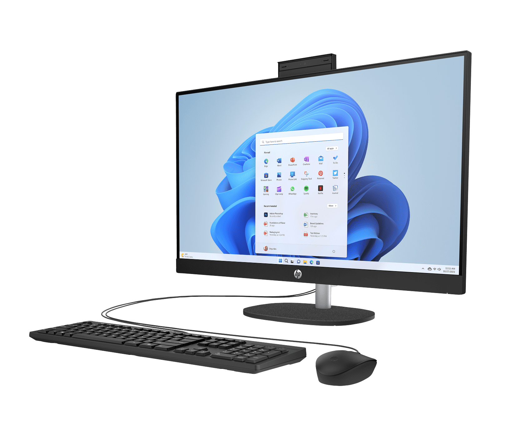 HP Essential All-in-One Computer 27" FHD Intel Core Ultra 7, 16 GB; 512 GB SSD