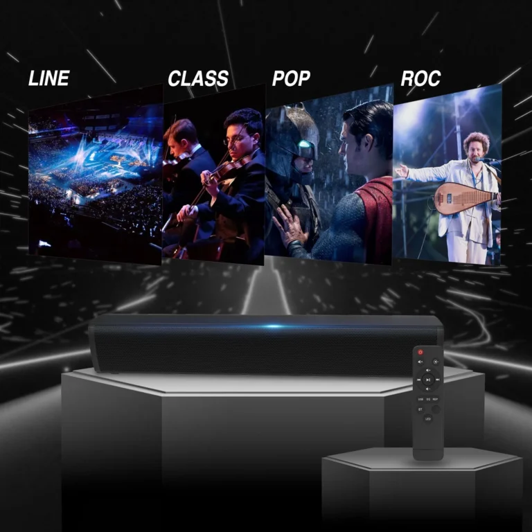 GCZ Sound Bar with Subwoofer – Bluetooth & 3D Surround Sound