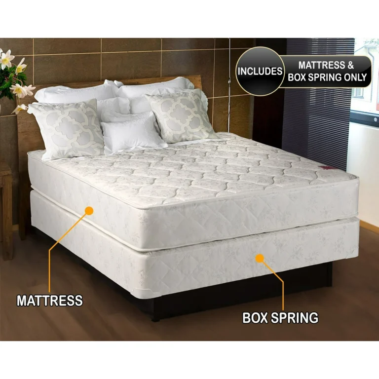 American Legacy 7&quote; Innerspring Mattress and Box Spring Set, Queen