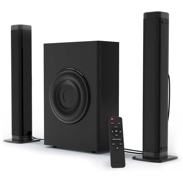 DR.J 2.1CH Soundbar with Subwoofer – Bluetooth & HDMI ARC