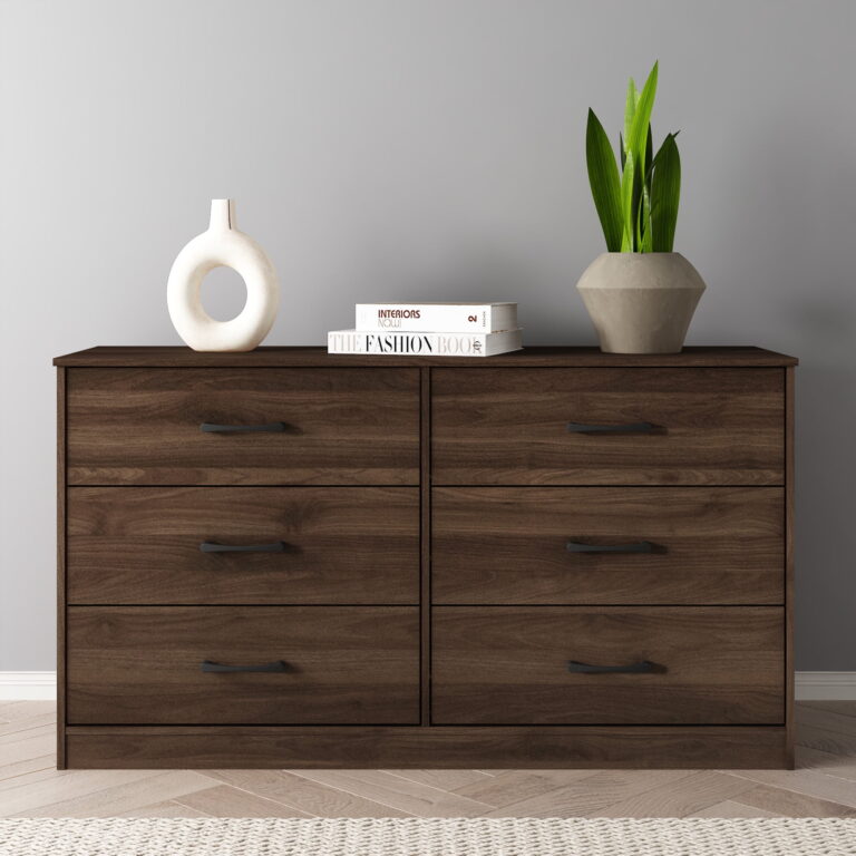 Mainstays Ardent 6 Drawer Dresser, Black