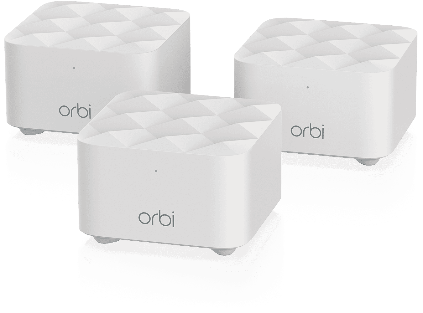 NETGEAR - Orbi RBK13 AC1200 Mesh WiFi System with Router and 2 Satellite Extenders