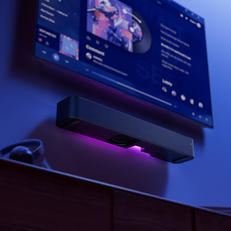 onn. 20″ LED Soundbar with 2 Built-In Speakers