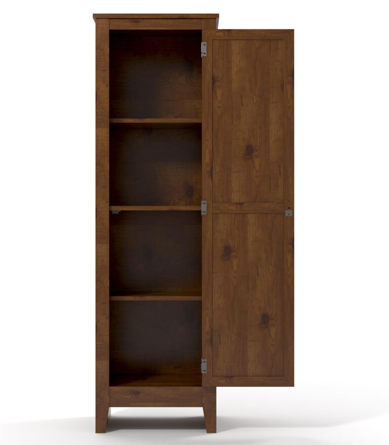 Ameriwood Milford Single Door Pantry Cabinet – Old Pine