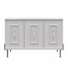 Liberty 3 Door Accent Cabinet, with Faux Marble Top