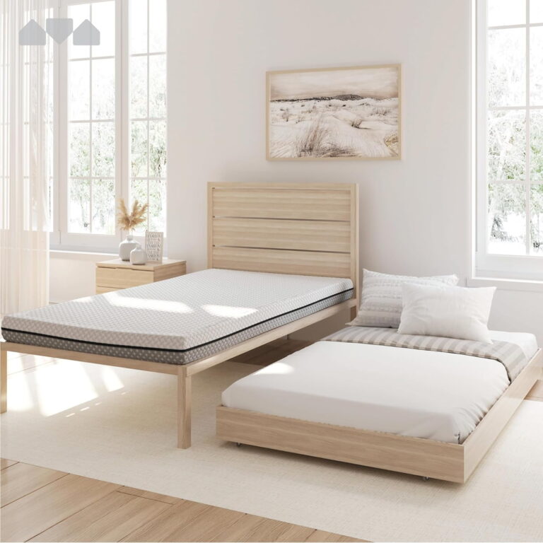 Milliard 5 in. Deluxe Memory Foam Mattress Twin, Dual-Sided – for Bunk Bed, Daybed, Trundle or Folding Bed Replacement
